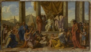 Ptolemee Philadelphe Donnant La Liberte Aux Juifs — Noel Nicolas Coypel