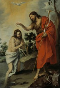 The Baptism Of Christ — Bartolomé Esteban Murillo