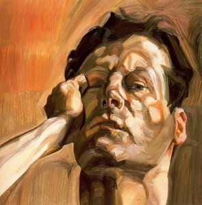 Man's Head, Self Portrait — Lucian Freud