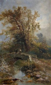 A Bridge over a Dartmoor Stream