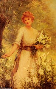 Picking Wild Flowers — Frederick Morgan