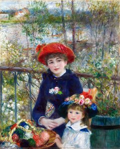 Two Sisters (also Known As On The Terrace) — Pierre-auguste Renoir