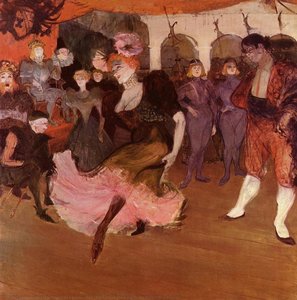 Marcelle Lender Dancing In The Bolero In 'chilperic' — Henri De Toulouse-lautrec