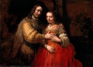 The Jewish Bride — Rembrandt Van Rijn