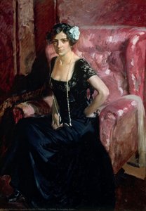 Clotilde In Evening Dress — Joaquín Sorolla Y Bastida