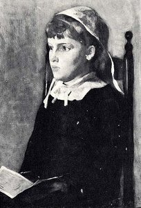 Girl Reading, (painting)