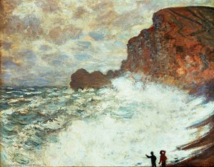 Stormy Seascape — Claude Monet