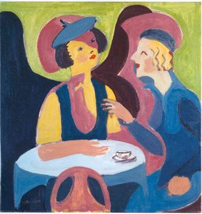 Two Women In A Cafe — Ernst Ludwig Kirchner
