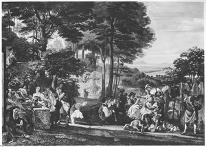 Am Brunnen Von Arriccia — Anton (alban) Ramboux