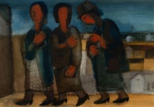 (3 Women Going To Church) — Miné Okubo