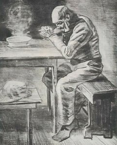 Prayer Before The Meal — Vincent Willem Van Gogh