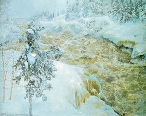Winter Scene From Imatra — Akseli Gallen-kallela