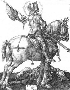 St George On Horseback — Albrecht Dürer