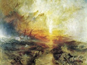 Slavers Throwing Overboard The Dead And Dying - Typhon Coming On — Joseph Mallord William Turner