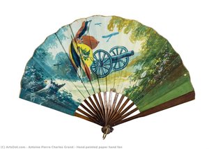 Hand-painted Paper Hand Fan — Toni Grand