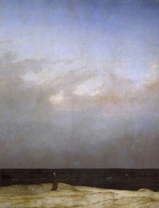 Monk By The Sea (detail) — Caspar David Friedrich