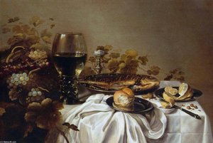 Still-life With Fish — Roelof Koets