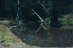 Forest Stream — Nikolai Aleksandrovich Yaroshenko