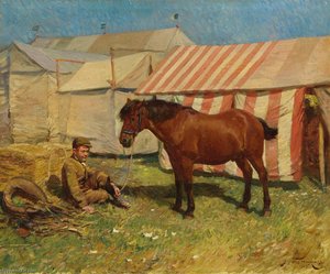 Behind the Tents