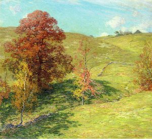 The Red Oak (no.2) — Willard Leroy Metcalf
