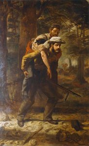 Ross Lewis Mangles (1833–1905), Bengal Civil Service, Winning The Victoria Cross Saving A Wounded Soldier Of The 37th (north Hampshire) Regiment During The Indian Mutiny, 1857 — Chevalier Louis William Desanges