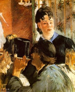 The Waitress Bocks — Édouard Manet