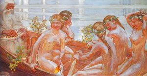 Väinämöinen's Boat Journey — Akseli Gallen-kallela