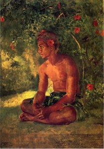 Sketch Of Maua, Apia, One Of Our Boat Crew (also Known As Maua, A Samoan) — جون لافارج