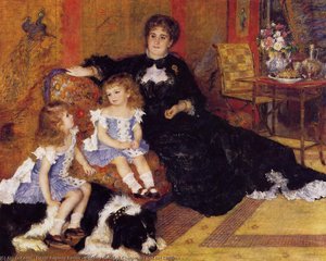 Madame Georges Charpentier And Her Children — Pierre-auguste Renoir
