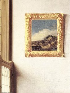 Lady Standing At A Virginal (detail) — Johannes Vermeer