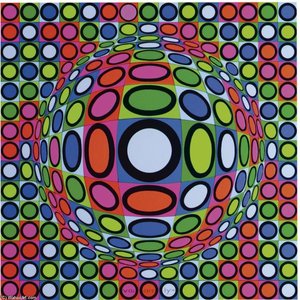 Geva-mc - Victor Vasarely Eserinin Türkçesi: Geva-mc — Victor Vasarely