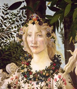 Flora, Detail From The Primavera