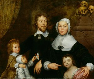 Portrait Of Richard Streatfeild Family — William Charles Thomas Dobson