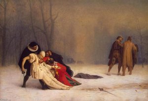 Duell Nach Einem Maskenball — Jean-léon Gérôme