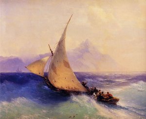 Rescue At Sea — Ivan Konstantinovich Aivazovsky