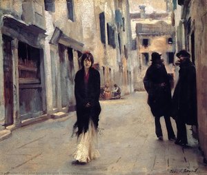 Straßen in Venedig