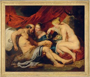Lot And His Daughters — Peter Paul Rubens