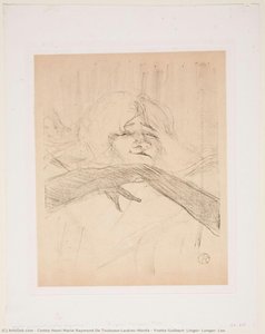 Yvette Guilbert, Linger, Longer, Loo — Henri De Toulouse-lautrec