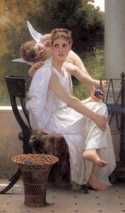Work Interrupted — William-adolphe Bouguereau
