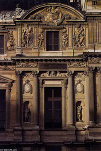 Façade Of The Louvre (detail) — Žanas Gudonas