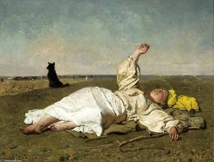 Indian Summer — Józef Chełmoński