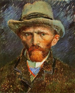 Self Portrait With A Grey Felt Hat — Vincent Willem Van Gogh