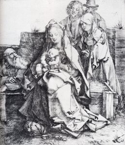 La Sagrada Familia con San Juan Bautista, María Magdalena y Nicodemo
