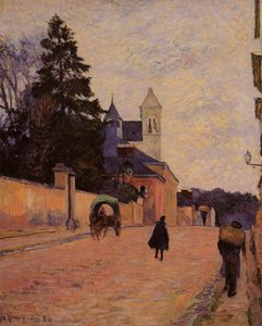 Street In Rouen — Eugène Henri Paul Gauguin