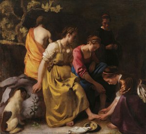Diana And Her Nymphs — Johannes Vermeer