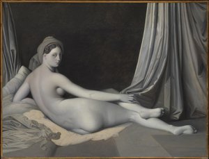 Odalisque In Grisaille — Ingres