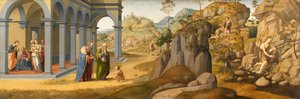 Szenen Aus Dem Leben Des Heiligen Johannes Des Täufers — Francesco Granacci
