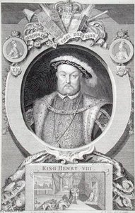 Henry Viii , After A Painting In The Royal Gallery At Kensington — George Vertue