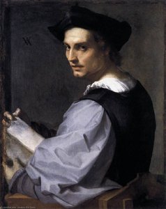 Portrait Of A Young Man — Андреа Дель Сарто