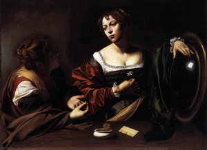 Konverteringen av Maria Magdalene (også kjent som Marta og Maria Magdalene)